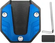 Motorcycle Stand Pad | Side Stand Extension Foot Support Aluminium Alloy Plate - Stable Enlarged Base, High Strength Motorcycle Foot Plate for Outdoor, Street Car