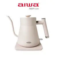 在飛比找蝦皮商城優惠-AIWA 愛華 0.8L 鵝頸手沖電茶壼 AA-K21G（黑