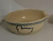 STUDIO HANDMADE POTTERY BATTER BOWL MIXING POURING BAKING KITCHENWARE BLUE DUCK