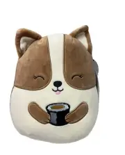 Squishmallow Regina The Corgi With Sushi 8" UltraSoft Stuffed Kids Toy Plush