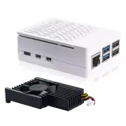 ABS Case with Armor Lite V5 Active Cooler for Raspberry Pi 5 Pi 5 Case with A...