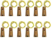 12pcs Bottle Lights, Cork Lights For Wine Bottles, 2m 20 Led Fairy Lights-ZY