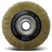 JOSCO BRUMBY 150 x 20mm Multi-Bore Crimped Wire Wheel Brush