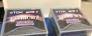 2X TDK D2405-LTO2 LTO-2 Ultrium 2 - 200/400GB Data Cartridge Tape