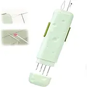 New Upgraded 3-in-1 Automatic Needle Threader, Seam Ripper & Magnetic Needle Box Quick Sewing Kit for Hand Sewing, Embroidery & Crafts