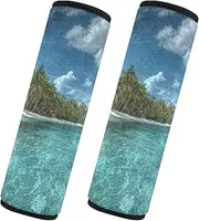 GAIREG Tropical Beach with Turquoise Sea Car Seat Strap Covers Backpack Shoulder Strap Pad