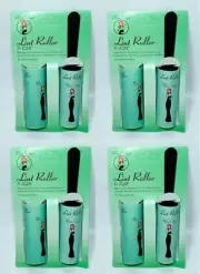 4 Lint Roller & 4 Refills For Laundry Clothes Fuzz Pet Hair Garment 320 Sheets