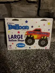 Large 40" Red Truck Happy Birthday Mylar Shape Balloon 102cm