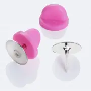 100Pcs Clutch Backings Pin Cap Keepers Replacement for Uniform Badges Tie Tack