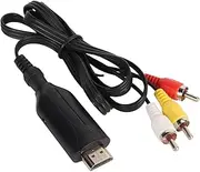 Tbest to Converter, AV Adapter Supports 4K HD Multimedia Interface Video Converters 30hz Composite for TV Stick Projector 30hz Older Monitor