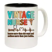Vintage Nurse Noun Knows More Mug Cup