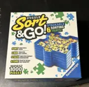 Puzzle Sort & Go Stackable Sorting Trays Up to 1000 Pieces Ravensburg