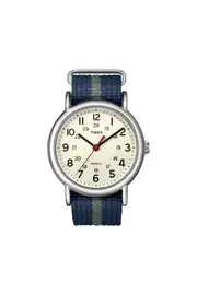Men's Timex Gents Easy Reader Weekender Indiglo Watch T2N654