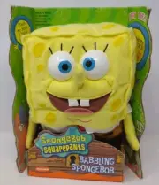 Vintage SpongeBob SquarePants Babbling Plush Toy 2000 Mattel NIB Mattel NEW BOX