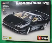 Bburago 1/18 Lamborghini Deiabro 1990 Diecast Metal Kit 7041