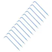12pcs 3mm Ball End Hex Key Wrench, L Shaped Long Arm S2 Steel Repairing Tool