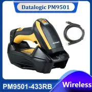 Datalogic PowerScan PM9501-433RB 2D Wireless Barcode Scanner Reader w/ USB Cable