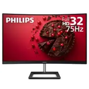 PHILIPS 322E1C 32" Super-Curved Frameless Monitor, Full HD VA, 104% sRGB, Ada...