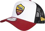 New Era Core AS Roma E-Frame Trucker Cap, White Red, One Size