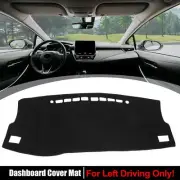Left Driving Car Dashboard Cover Mat Pad for Toyota Corolla 2014-2017 Black (for: Toyota)