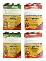 Set of 4 Playskool Dry Erase On-The-Go Alaphabet(A-Z) & Numbers(1-20) Learning P