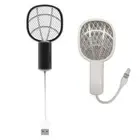 USB Mosquito Swatter Trap UV Light Insect Racket Fly Bug Zapper for Outdoor