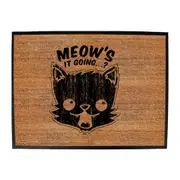 Meows It Going - Funny Novelty Doormat Man Cave Floor mat