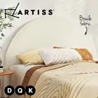 Artiss Bed Frame Headboard Double Queen King Size Bedhead - GREI White
