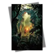 The Jungle Book Movie Poster Mowgli Shere Khan - wall decor poster T947