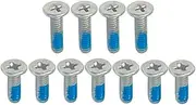 GinTai 11PCS（4 Long 7 Short） Sliver Lower Bottom Base Cover Case Screws for ASUS Chromebook CX1100 CX1100CNA