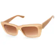 Guess Shiny Beige/Brown Gradient Women's Fashion Sunglasses GU7890 57F