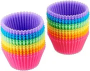 AmazonBasics Reusable Silicone Baking Cups - Pack of 60