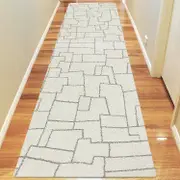 Land Plateau Cream Runner Rug