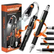 Magnetic Pickup Tool and 6 in 1 Multitool Pen with Touch Screen Stylus, Ruler...