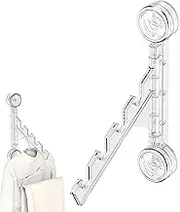 Suction Cup Drying Rack,Portable Folding Drying Rack - Rack with Suction Cup for Laundry, Balcony, Mudroom, Bedroom