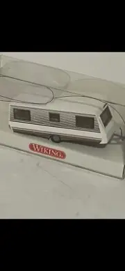 NEW WIKING 092 01 24 Travel Trailer RV Camping Vehicle HO 1:87 SCALE
