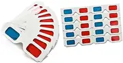 MERRYHAPY 50pcs 3D Video Glasses Red Lens 3D Paper-Framed ES for Lazy ES and Home Use