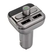 Car Hands Free FM Transimittervs Modulator MP3 Player LED TF Dual Usb with bluetooth Function