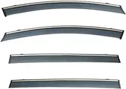 Window Visor Wind for BYD Song Max 2017-23 Window Visitor Stainless Steel Strip Wind Deflectors Visors Rain Guard Door Visor Vent Shades Ventvisor