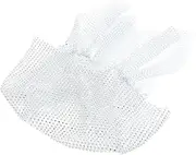 [LIFKOME] Shiny Rhinestone Turban Hat (White Short Style) Head Scarf for Women Hijab Rhinestone Hijab Bridal Hijab Caps for Women Be Hijab for Women Turban Scarf Rave Outfits Spa Rhinestones