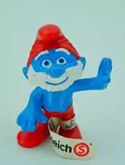 Schleich Papa Smurf Mini Figure Figurine Collectible Kids Toys Gifts 73527 Rare