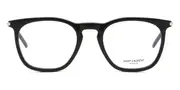 Saint Laurent SL 623 OPT Asian Fit 001 Men's Glasses Black Size 49 - Private Health Rebate - Blue Light Block Available