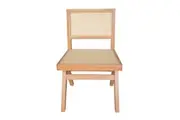SK Designer Living | Replica Pierre Jeanneret Chandigarh Dining Chair | Natural