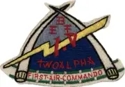 WARTIME VIET MADE USAF 1st AIR COMMANDO PATCH, AVIATION INSIGNIA (422)