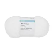 Velvet Yarn - White