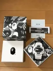 BAPE x G-SHOCK GD-100 White Inverted LCD Brand new unused