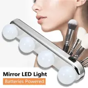 4 Bulb Super Bright LED Makeup Mirror Vanity Light Hollywood Style Dimmable Lamp