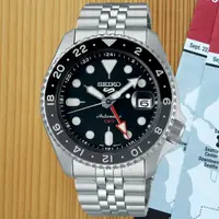 在飛比找momo購物網優惠-【SEIKO 精工】5 Sports系列 GMT兩地時間 機