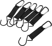 Toyvian Aluminum Carabiner Clip Hook Easy Attachment for Backpacks Climbing Gear and Outdoor Activities