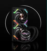 VALKYRIE Ring GL240 ARGB Black AIO Liquid CPU Cooler 240mm Radiator